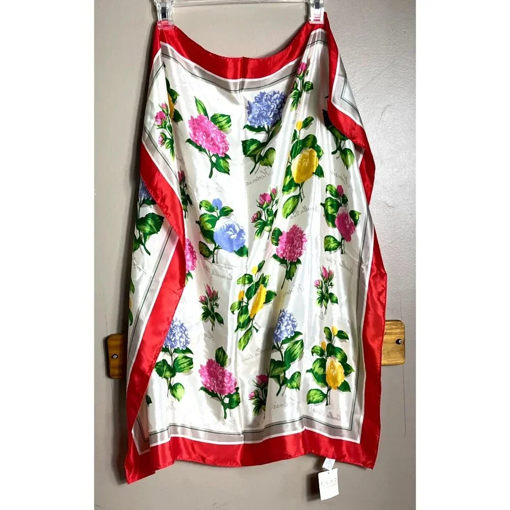 NWT Club 7 Echo Silk Scarf 30